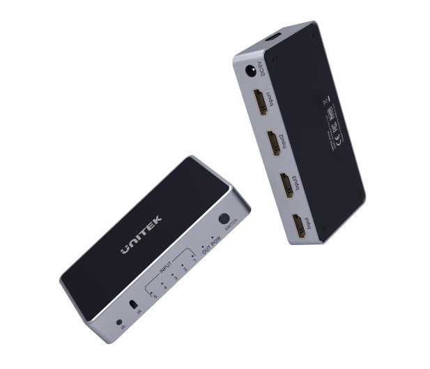 Unitek Przełącznik sygnału HDMI 1.4b 5 IN-1 OUT 4K - 1455247 - zdjęcie 3